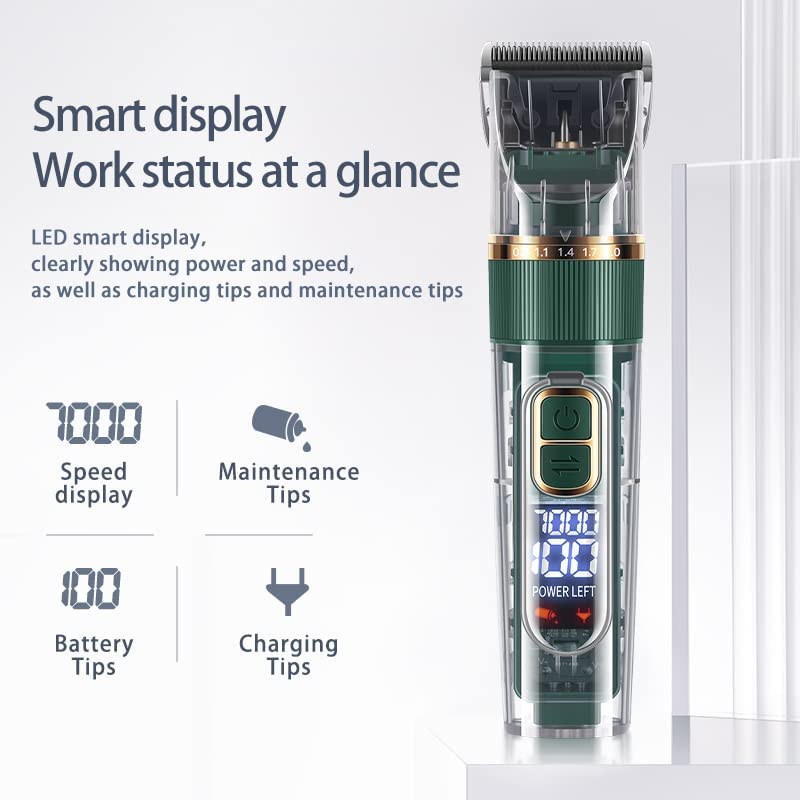 Professional Dog Grooming Clipper-Green