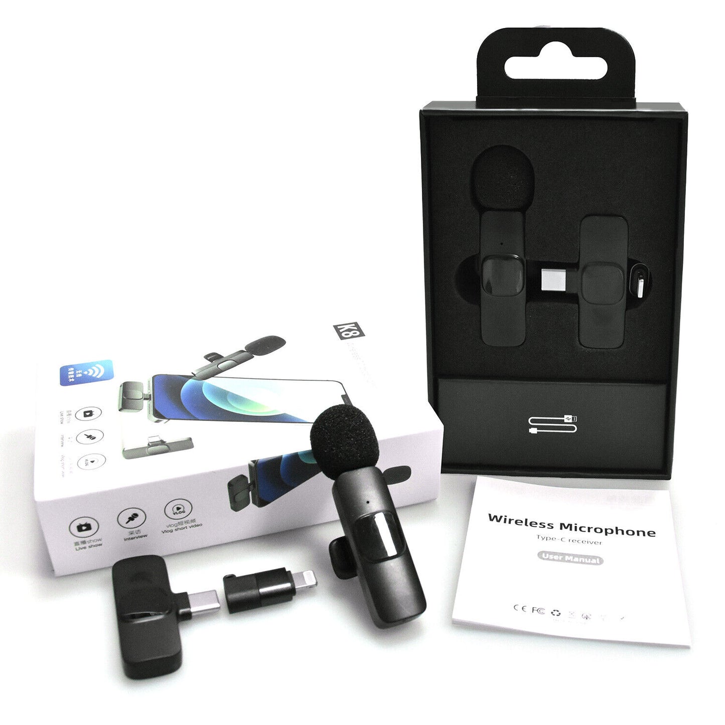 Lavalier Mini Wireless Microphone - for iPhone